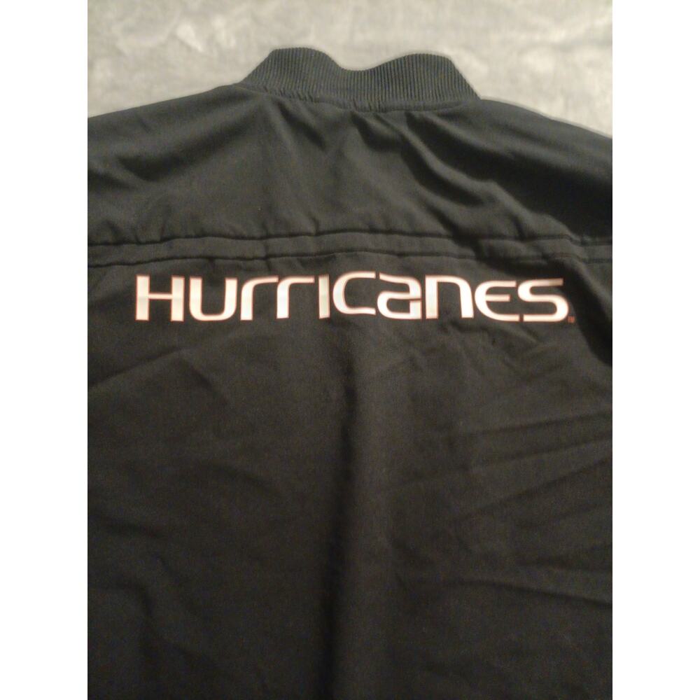 Miami Hurricanes Adidas Full Zip Up Jacket Mens Medium - Picture 11 of 11